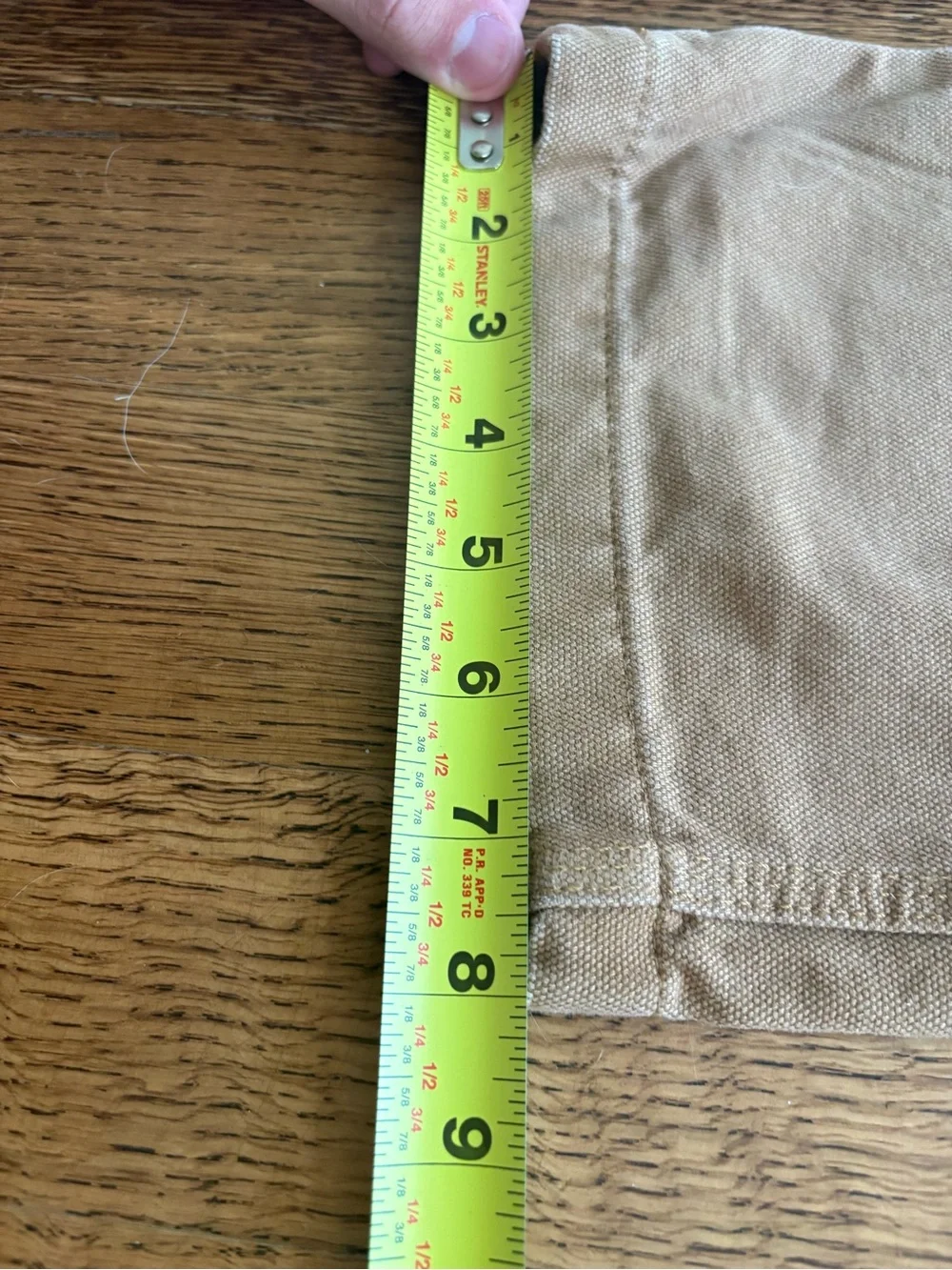 VTG Dickies Riveted Double Knee Workwear Pants 30x30 Mens Tan Canvas Gorpcore